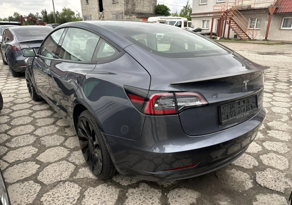 Tesla Model 3 cena 102700 przebieg: 23640, rok produkcji 2021 z Nysa małe 92